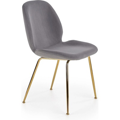 Halmar Трапезен стол k381 сив / златен