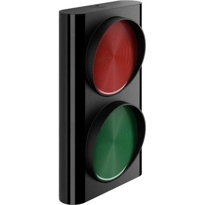 Stagnoli ASFERA80 - dvoukomorový dvoubarevný LED semafor, 24 V