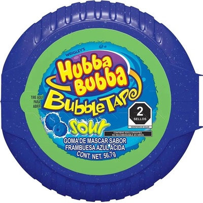 Wrigley's Hubba Bubba Bubble Tape Sour Blue Raspberry 56,7g