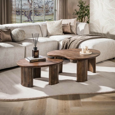 Komfort-nábytok 55-80 Mova Drevo Acacia 2 ks