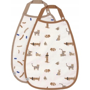 Lassig Комплект лигавници Lassig - Drop Bib Little Mateys Royal Blue, 2 броя (4066239104441) - baby