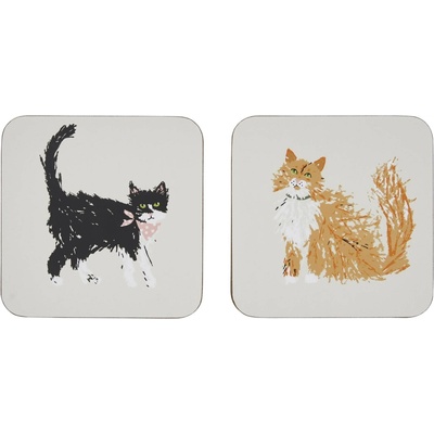 Ulster Weavers podložka 10,5x10,5 cm 4 ks Kočičí kamarádi Feline Friends 8FEFR05