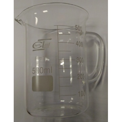 Kádinka nízká s uchem a výlevkou 500 ml