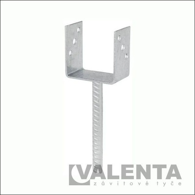 Coleman kotevní patka 90x60 výška U 100mm úzká 81P29