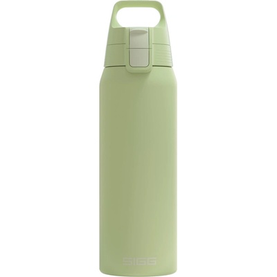 SIGG - Insulated drinking bottle - Thermos bottle Shield Therm One Eco Green carbonated drinks - Leak-proof - Dishwasher safe - BPA-free - 90% recycled stainless steel - Light green - 0.75L - 6021.00