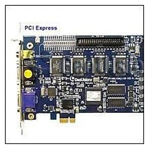 GeoVision DVR платка GeoVision GV-1240X, 8 видео/8 аудио входа, 400/200fps, MPEG4/H. 264 (GV-1240X/8 PCI-E)