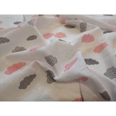 PREM Bavlněná tetra osuška Mráčky 90 x 100 cm