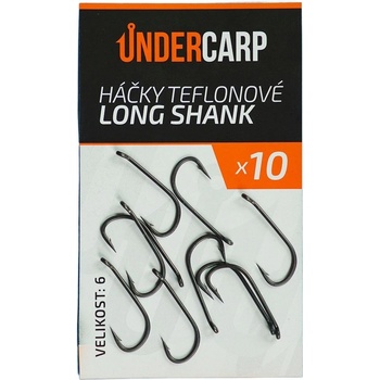 UnderCarp Teflonový LONG SHANK vel. 6 10ks