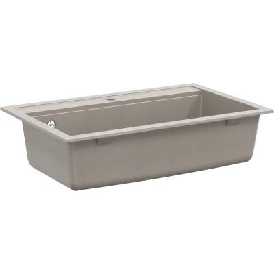 vidaXL Мивка Сив 795 x 505 мм Гранит (42028389)