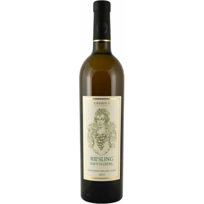 Johann W Třebívlice Riesling Kwytelberg České zemské víno 2017 13,5% 0,75 l (holá láhev)