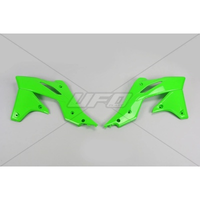 UFO kryty chladiče KAWASAKI KXF 250 13-16 barva zelená