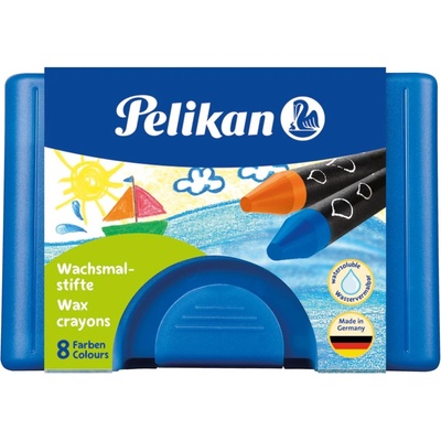 Pelikan Voskovky vodou roztierateľné so škrabkou 8 farieb 722959