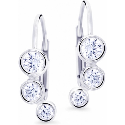 Cutie Jewellery náušnice s trblietavými zirkónmi Z8030-50-10-X-2
