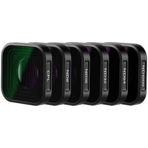 NEEWER ND filter set compatible with GoPro Hero 13 12 11 10 9, pack of 6 (CPL/ND8/ND16/ND32/ND64/ND1000), accessories for action cameras set with neutral density and polarization filters - 10101887