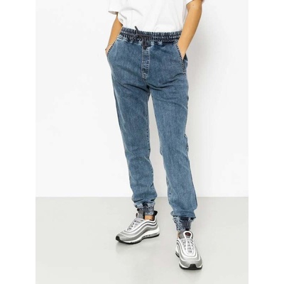 Diamante Wear Rm Jogger jeans modrá