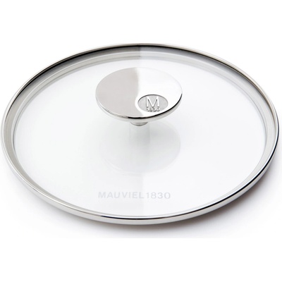 MAUVIEL Sklenená pokrievka na hrniec s nerezovým úchytom 18 cm