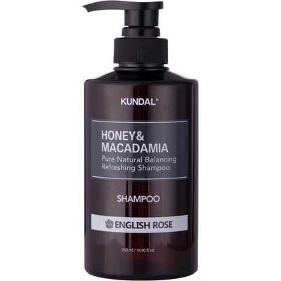 KUNDAL Honey & Macadamia Nature Shampoo English Rose 500 ml