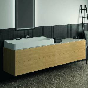 Ideal Standard Atelier Conca стенен долен шкаф, светло дъбово покритие, 4 чекмеджета, 240 см (T4336Y6)