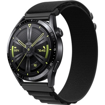 BStrap Nylon Loop řemínek na Huawei Watch GT2 42mm, black SSG036C0107