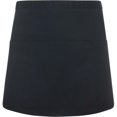 Karlowsky Pasová gastro zástěra s kapsou KY101 Black 60x35cm