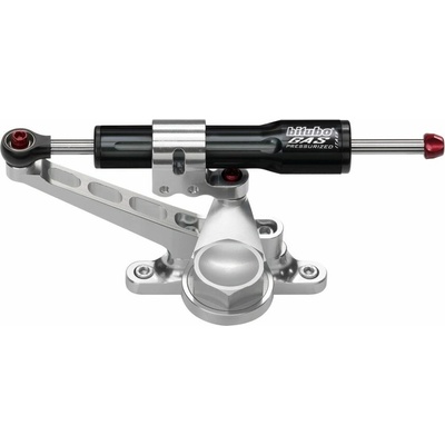 BITUBO Steering damper kit BITUBO original mounting (as OEM) with Black shock absorber