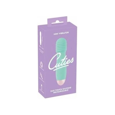 Cuties Mini Vibrator Green - Compact Waterproof Intimate Device 12.5 cm