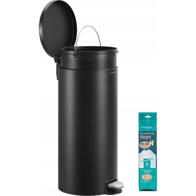 Brabantia NewIcon Pedálový koš 30 L matná černá 114540