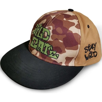 Black Cat Kšiltovka Wild Cat'z Cap camouflage – Zboží Dáma
