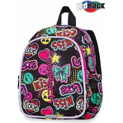 COOLPACK Светеща раница за детска градина CoolPack LED Emoticons Bobby (A23205)