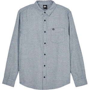 Quiksilver Мъжка риза с копчета Quiksilver Motherfly Heather L/S Shirt - Dark Navy Heather - размер XXL (033-2753-0416)