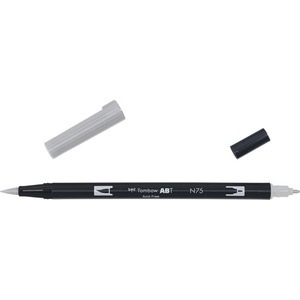 Tombow Маркер ABT Dual Brush N75 хладно сиво 3 (ABT-N75)