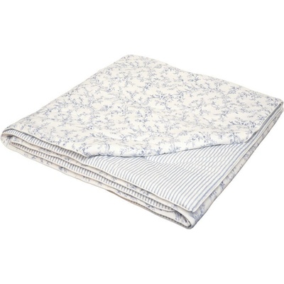 SCANquilt přikrývka CLIMA COOL chladivá lehká hřejivost Sq 1 kytička+proužek 140x200