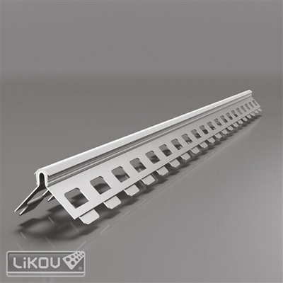 LIKOV Roh s PVC hranou CATNIC PZE-RC pro omítky tl. 7mm délka 3m