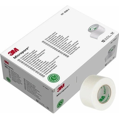 3M Micropore™ náplast papírová 1,25 cm x 9,15 m 24 ks