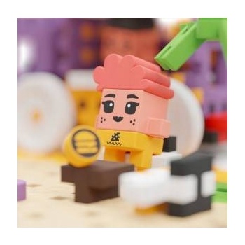 Marioinex Конструктор Marioinex Градски център, камион за храна, мини, вафлен, 148 части