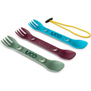 UCO Комплект прибори за хранене UCO Mini Mini Spork 3 бр. зелен, лилав, син (640313)