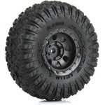 Pro-Line колело 1: 30, гуми Aztek, черен диск Clobber (4): Axial SCX30