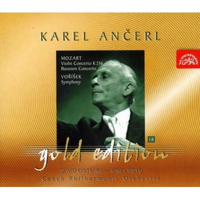 CESKA FILHARMONIE/ANCERL KAREL - ANCERL GOLD EDITION 18 MOZART : KONCER CD