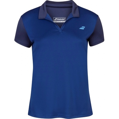 Блуза с яка Babolat Kids' Short-Sleeve Performance Polo Shirt - Estate Blue