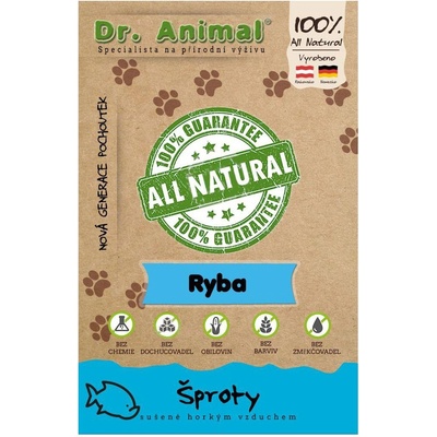 Dr. Animal 100 % риба сушени шпроти 50 г