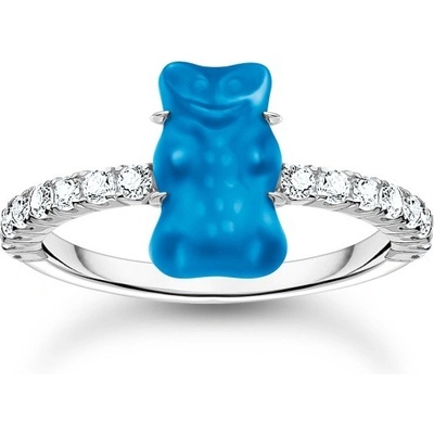 Thomas Sabo TR2459 052 1 Silver prstýnek With Pink Gold Bear And Zirconia