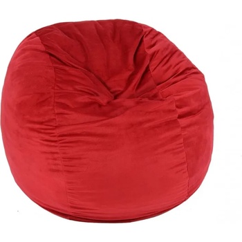 Image 1 of Pufrelax Пуф барбарон, 400л. , Matusalem - Red Diamond, Перящ се калъф, Подходящ за деца, Пълнеж с микс от мемори пяна и дунапрен, Гама Plush Honey