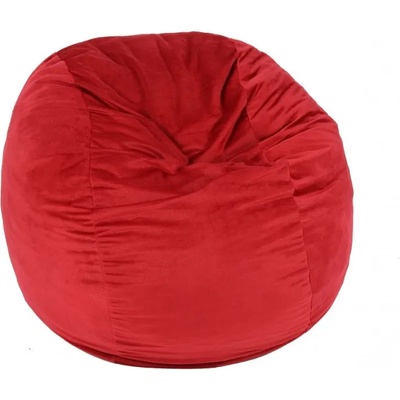 Pufrelax Пуф барбарон, 400л. , Matusalem - Red Diamond, Перящ се калъф, Подходящ за деца, Пълнеж с микс от мемори пяна и дунапрен, Гама Plush Honey