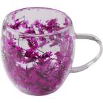 CupHup Стъклена термо чаша CupHup Stinking Hellebore с двойно дъно (02-07)