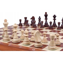 Turnajový šach č. 4 (42 cm) - poľské, intarzia Sunrise Chess & Games