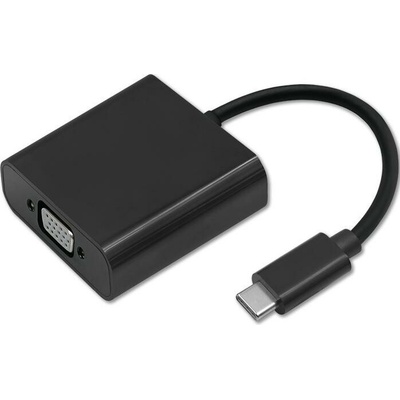 QOLTEC Adaptér; USB 3.1; D-Sub 15pin HD zásuvka,USB C 0,23m