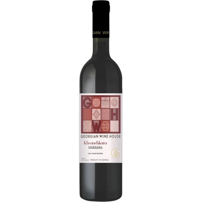 Georgian Wine House GWH Kvanchkara červené Polosladké 2023 12,1% 0,75 l (holá láhev)
