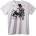 NOONEBRAND Тениска IN FLAMES с изкуство на разбито сърце - 2XL, White