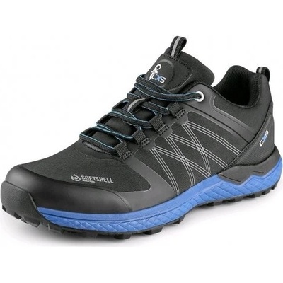 CXS SPORT SOFTSHELL poltopánka čierno-modrá