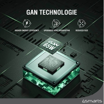 4smarts Захранване за ел. мрежа с 4xUSB-C PD изхода и 2xUSB изходa - 4Smarts 7in1 GaN PD Wireless Charging Station 100W (бял) (540570)